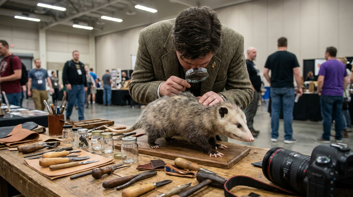 Opossum Taxidermy Class Finally Finds Its Audience
