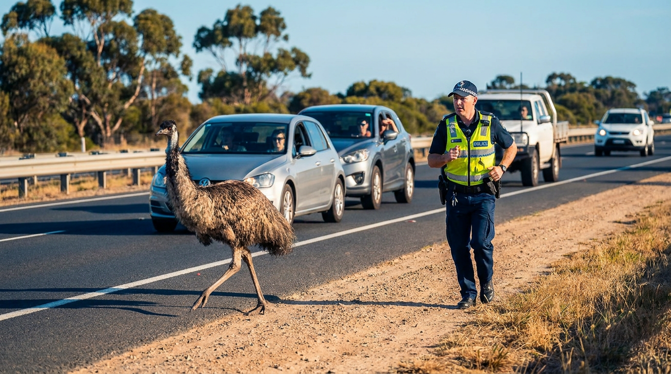 Emu Refuses Arrest, Remains Extremely Fast