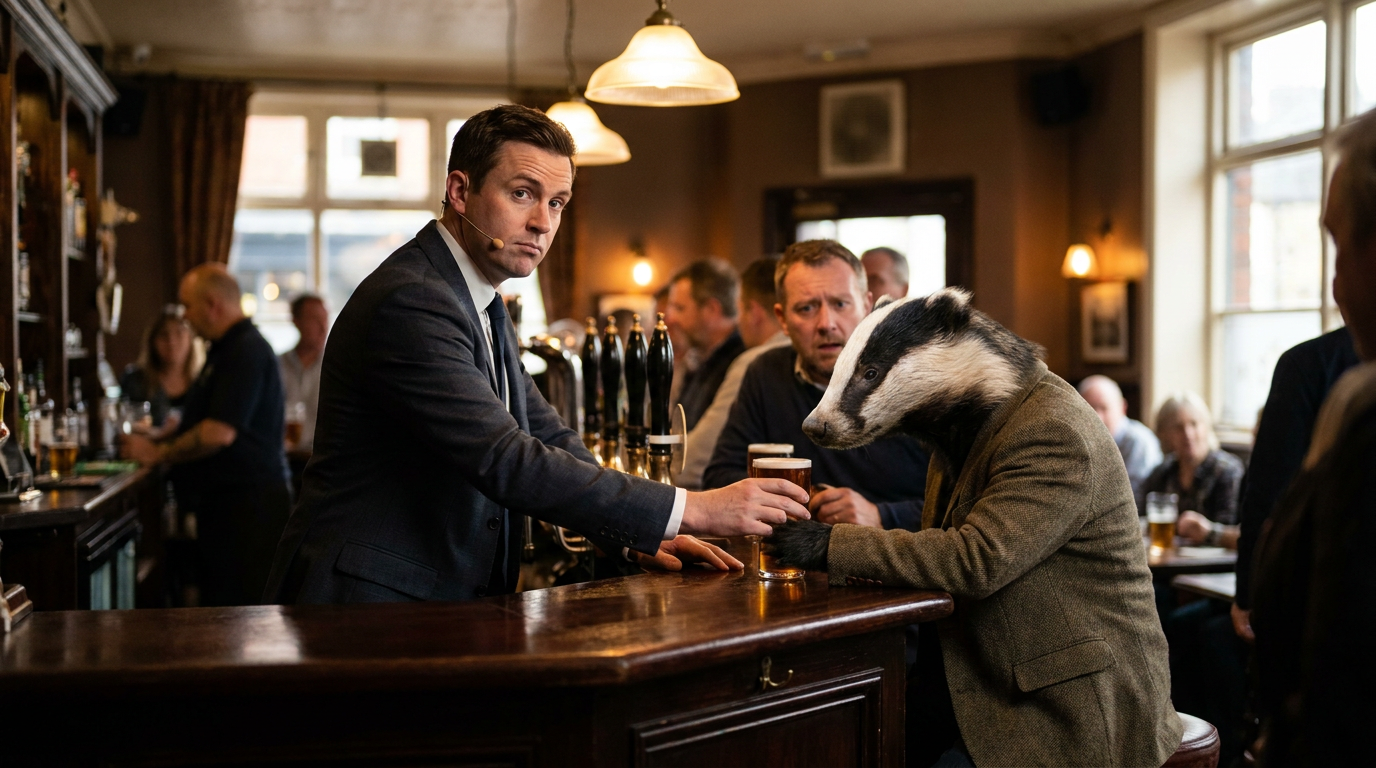 Comedian Passes Exam to Open Britain’s Least Efficient Pub