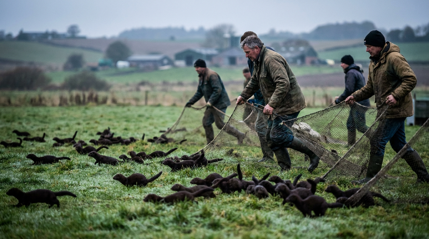 Oregon Begins Counting to 1,500 in Extremely Fast Mink