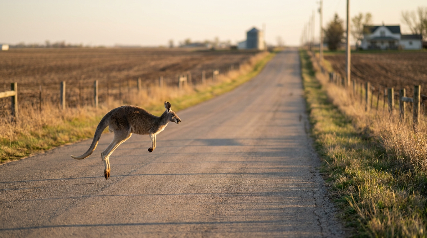 Kansas Kangaroo Makes Another Unscheduled Hop