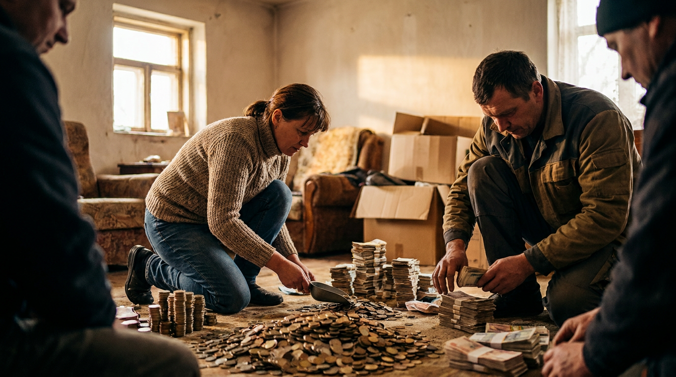 Years of Spare Change Produce One Extremely Full House